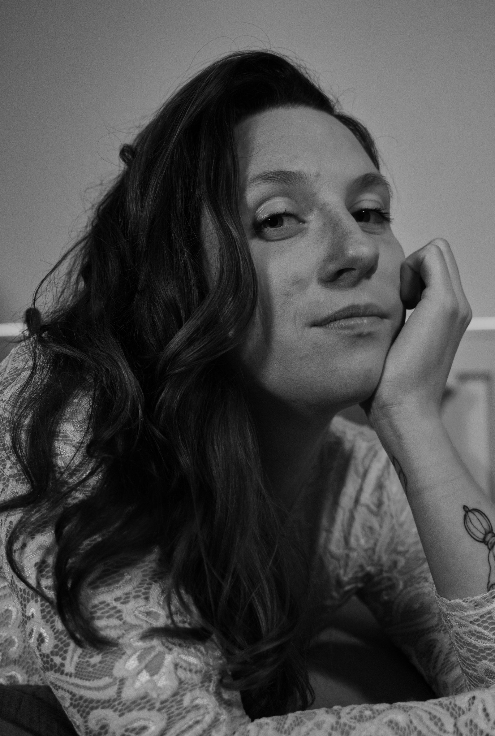 Portrait noir et blanc intérieur Loire-Atlantique